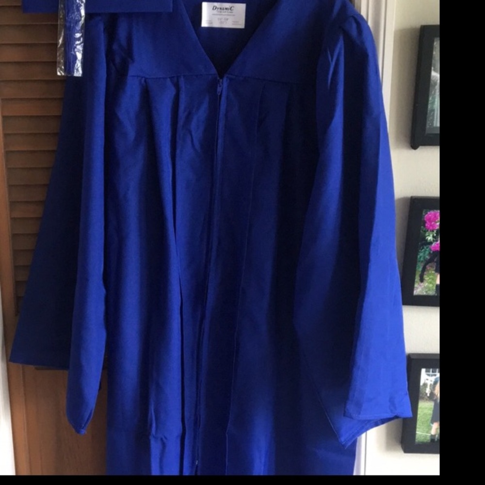 Royal Blue Graduation Gown